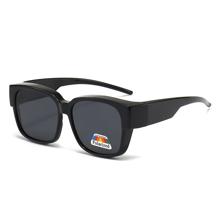 Women's stylish rectangular sunglasses with yellow lenses Bowlift