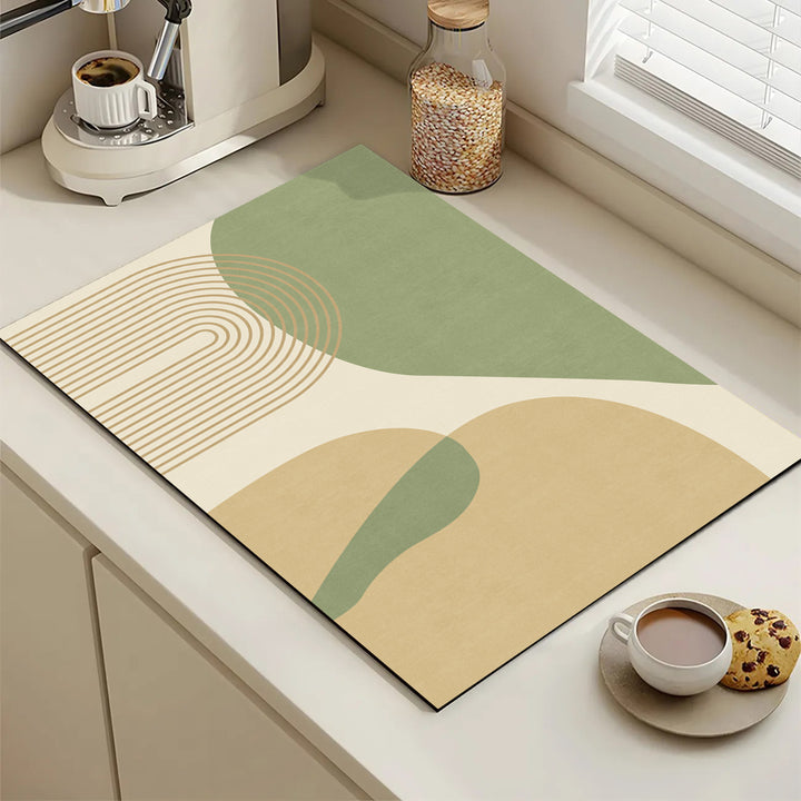 Playful Textured Kitchen Mat Bowlift
