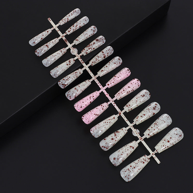 Artificial nails in creative drop design Bowlift