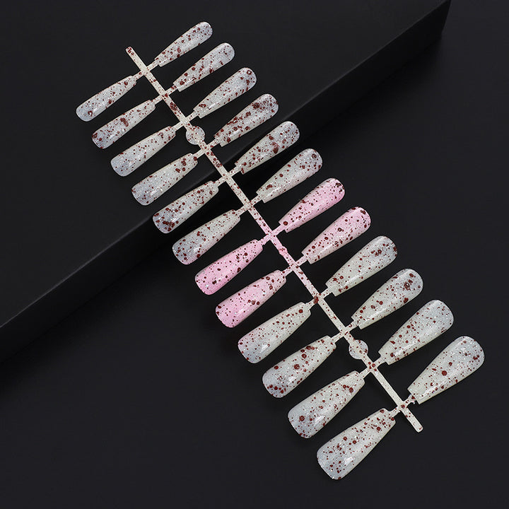 Artificial nails in creative drop design Bowlift