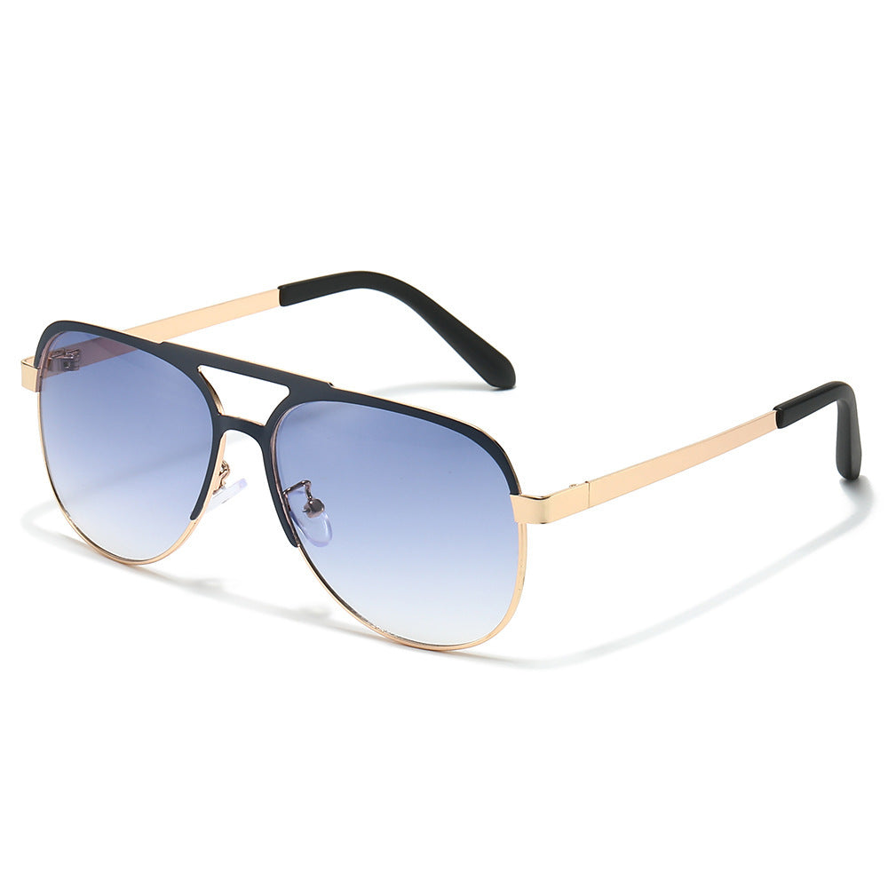 Luxurious Metal Frame Aviator Sunglasses Bowlift