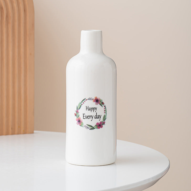 Inspirational Ceramic Bud Vase