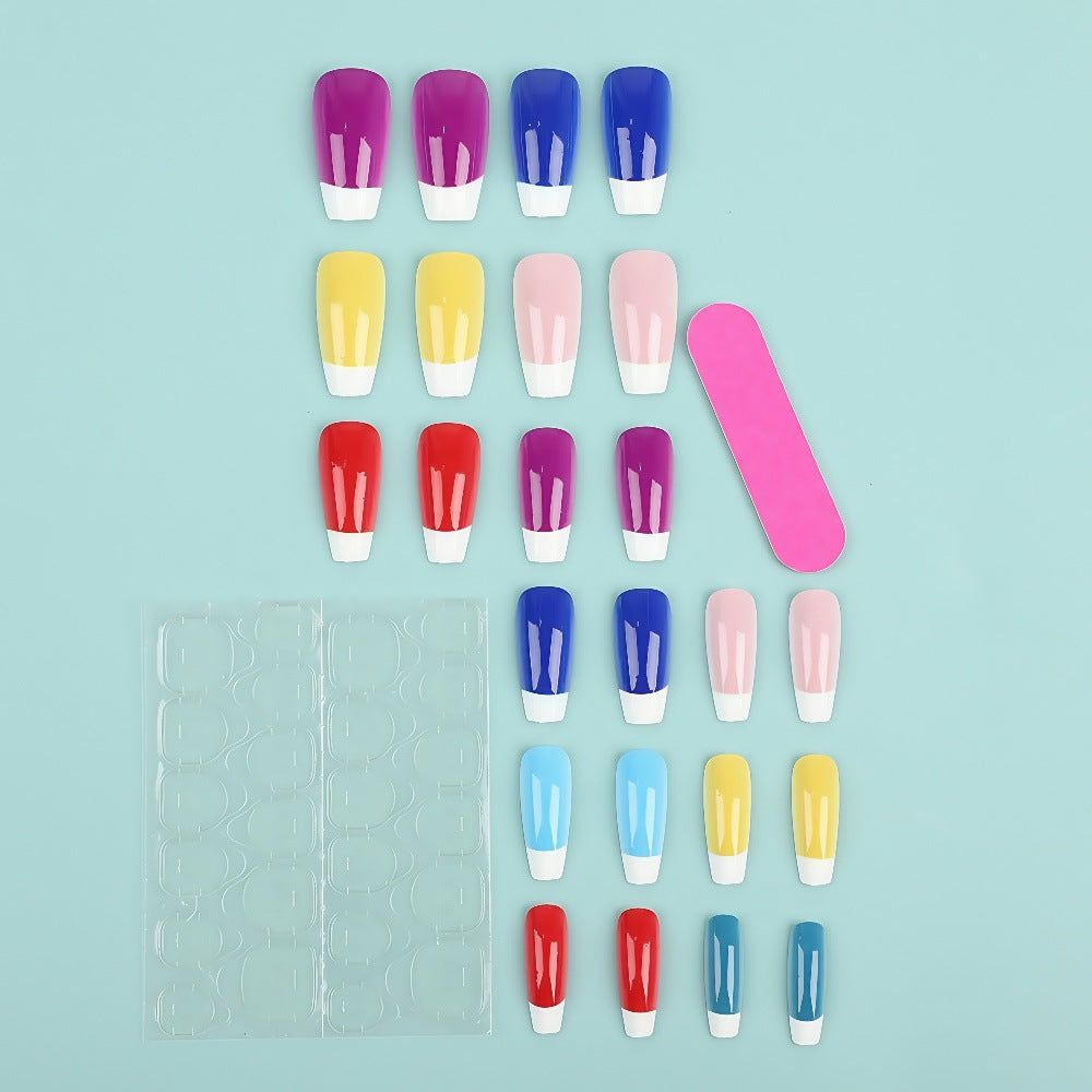 Nail Art Set with Creative Color Variations Bowlift