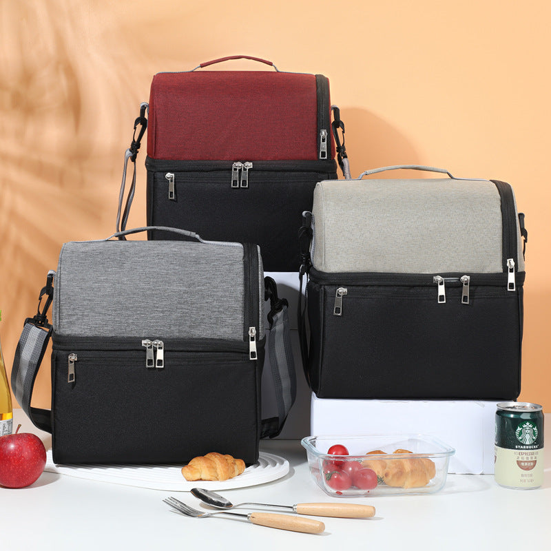 Insulated cooler bag with practical compartments Bowlift