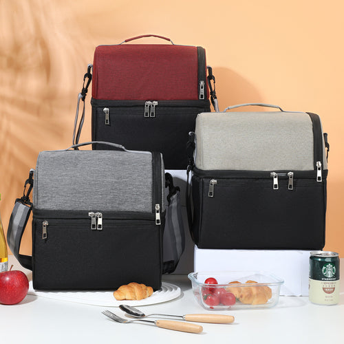 Insulated cooler bag with practical compartments Bowlift