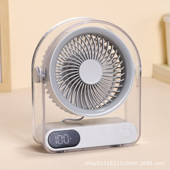 Portable Rechargeable Desk Fan Bowlift