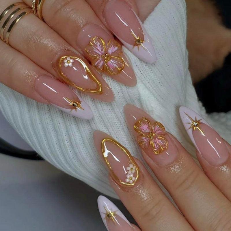 Animal-Inspired Press-On Nail Art Set Bowlift
