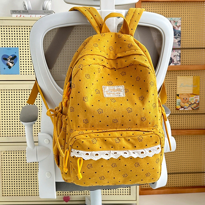 Cute Floral Print Backpack