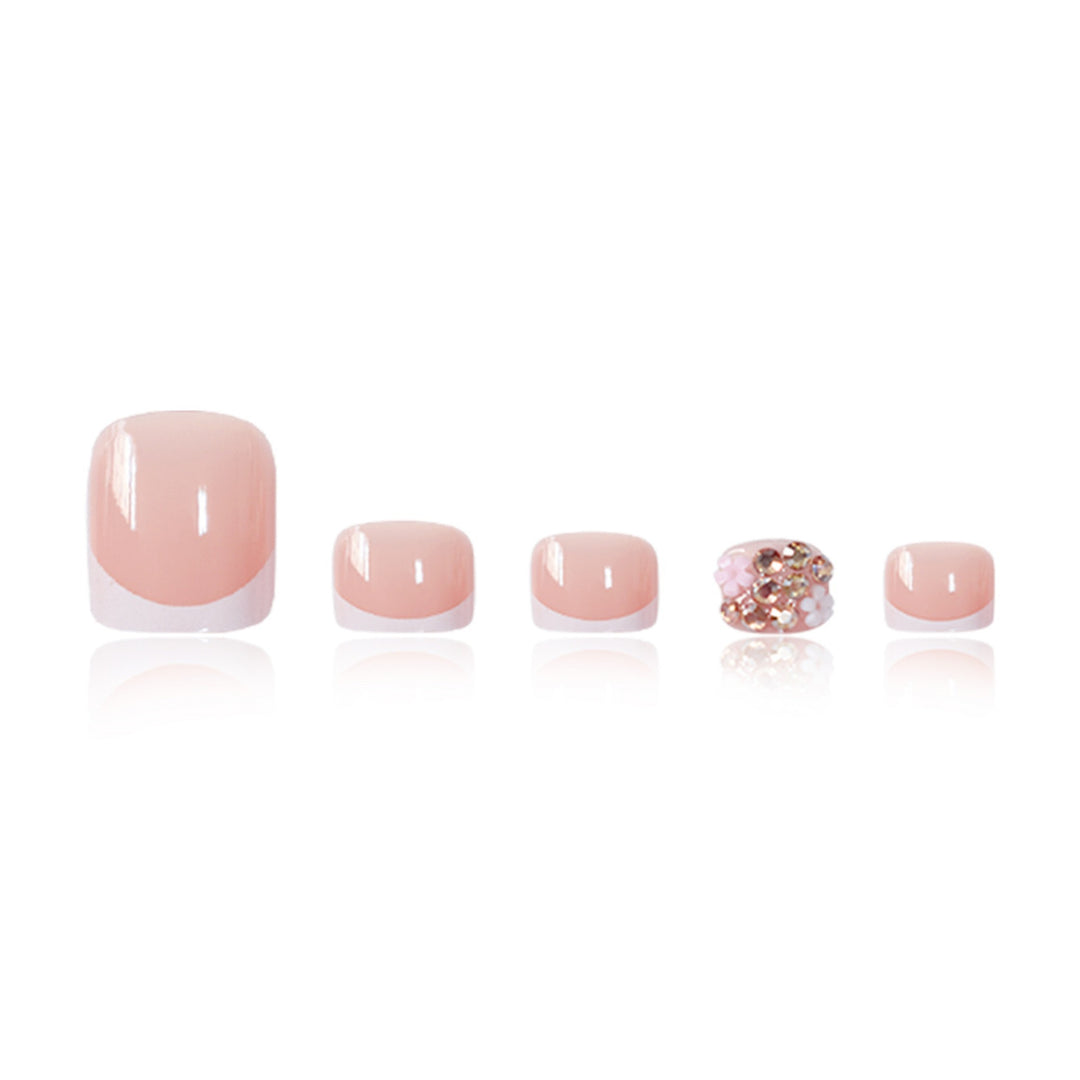 Decorative Foot Nail Art Bowlift