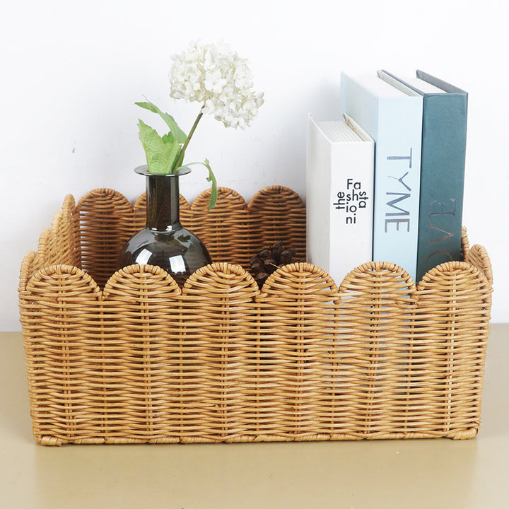 Decorative Woven Storage Tray Bowlift
