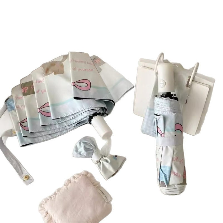 Women's compact umbrella in creative design Bowlift