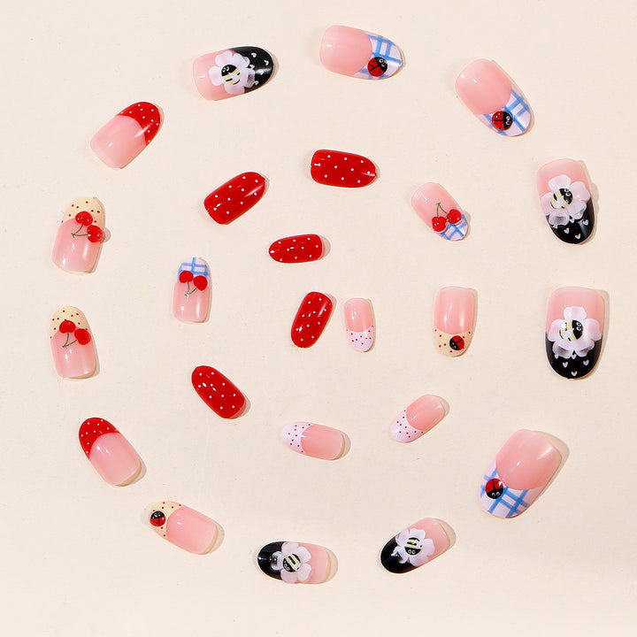 Decorative 3D Fruit and Insect Nail Art Set Bowlift