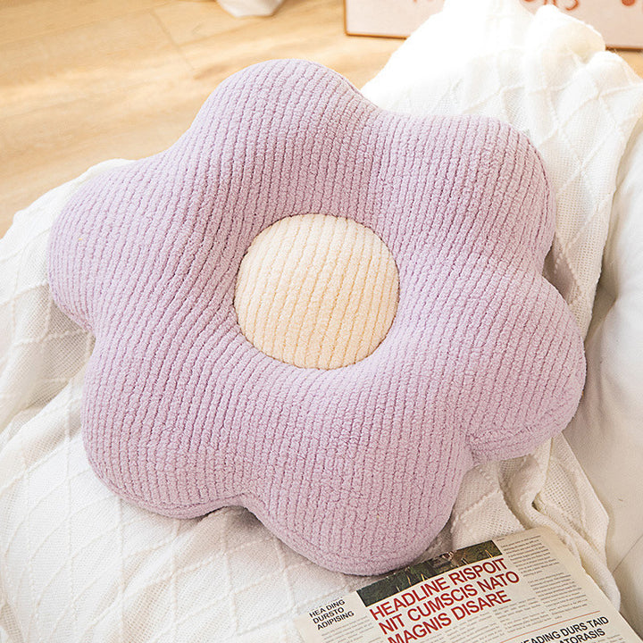 Flower-shaped cuddly pillow Bowlift