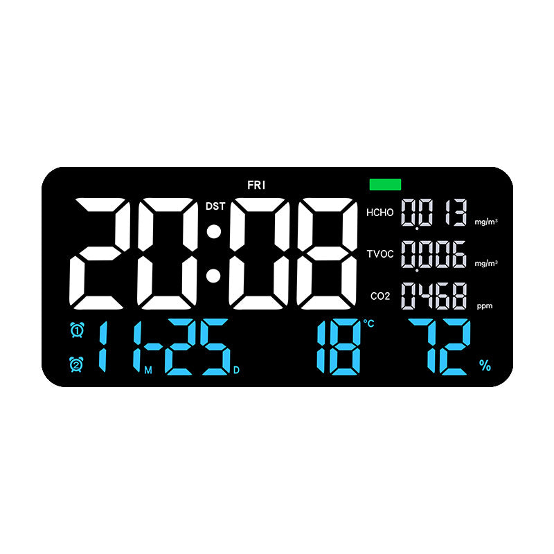 Digital multifunctional weather alarm clock Bowlift