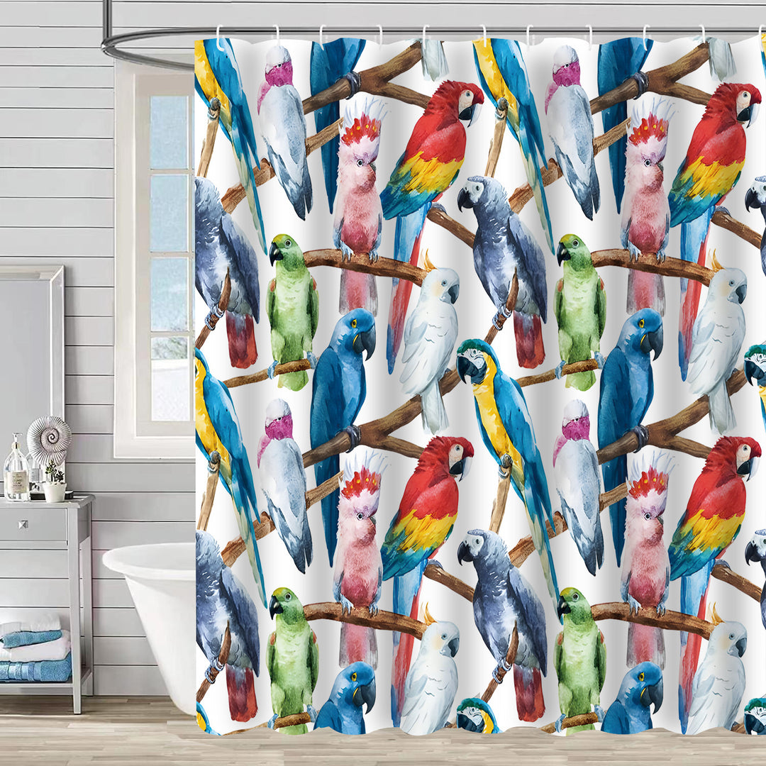 Nature-Inspired Shower Curtain Bowlift