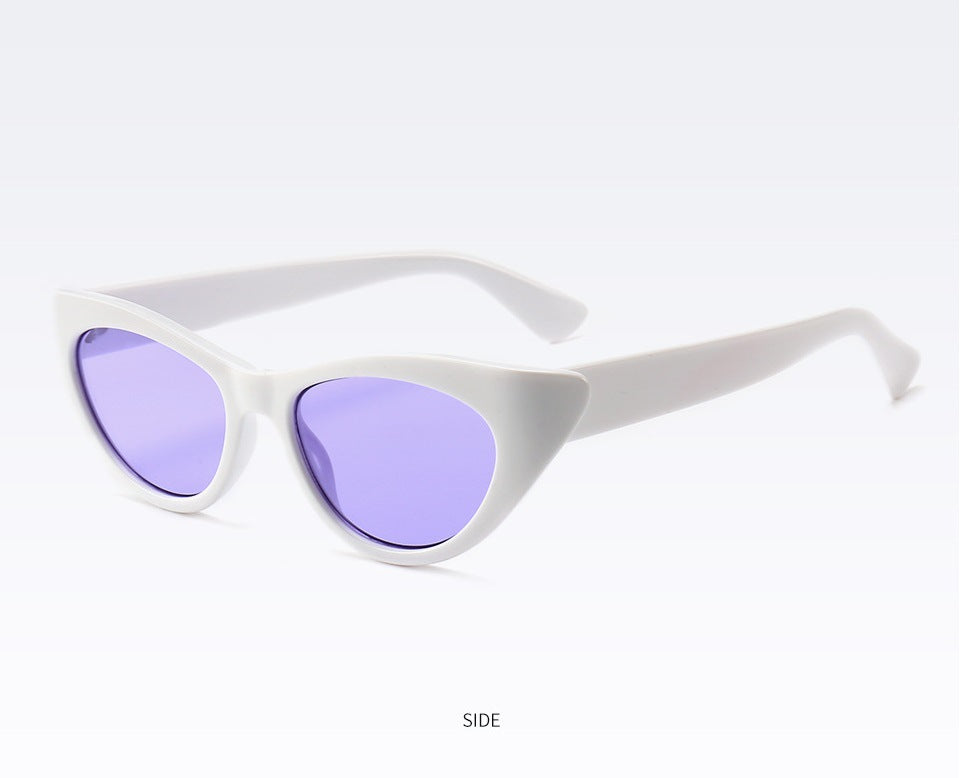 Cat-Eye Frame Sunglasses with Enhanced UV Protection Bowlift