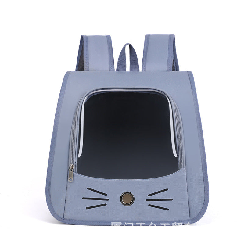 Unisex Pet Backpack with Transparent Viewing Window Bowlift
