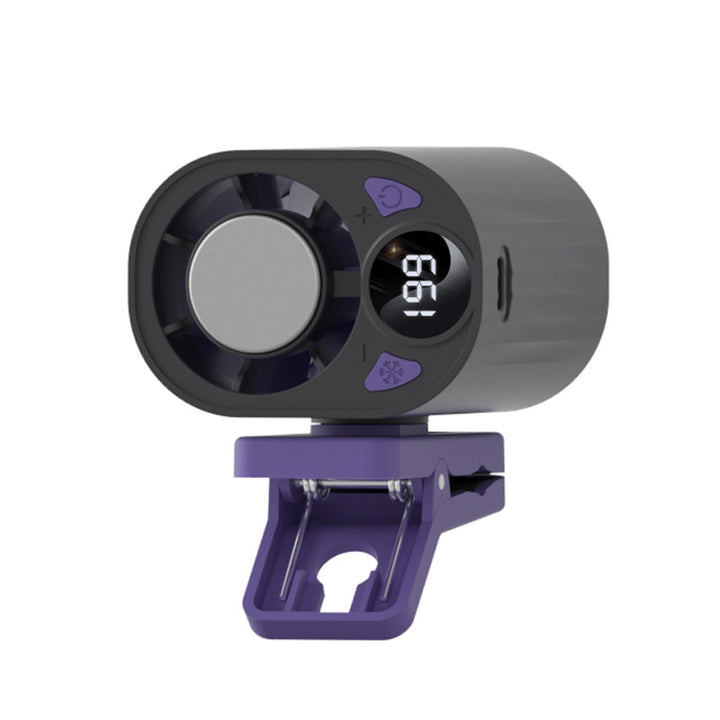 Clip-On Portable Digital Cooling Fan Bowlift