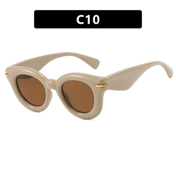 Women Cat-Eye Sunglasses with extravagant frame and protective UV protection Bowlift