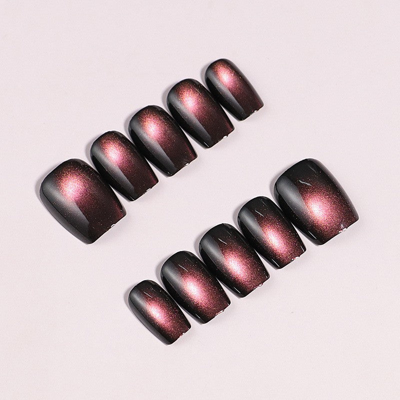 Artistic Ombre Press-On Nail Art Bowlift