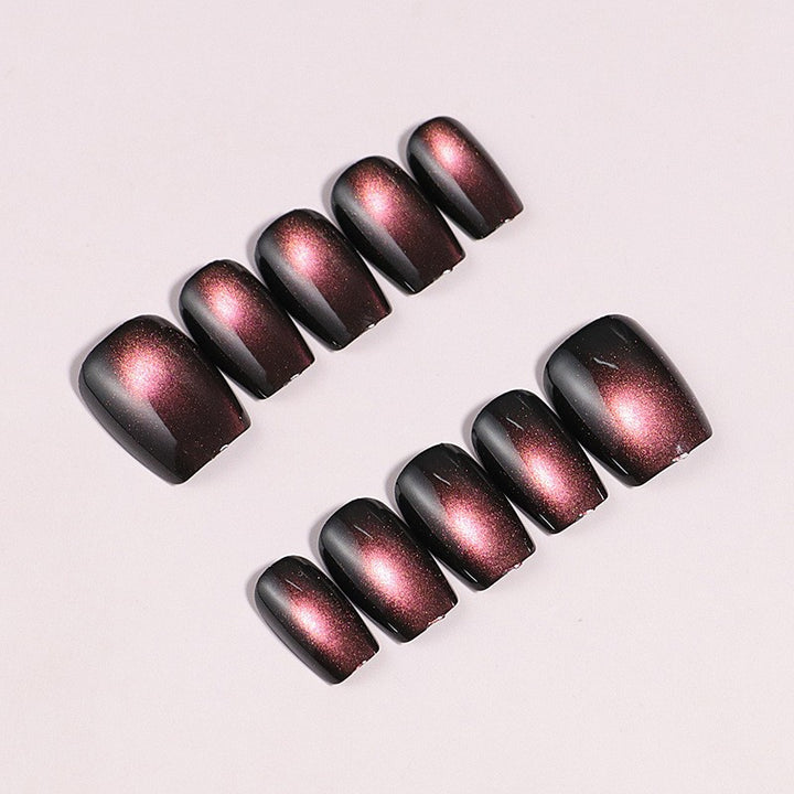 Artistic Ombre Press-On Nail Art Bowlift