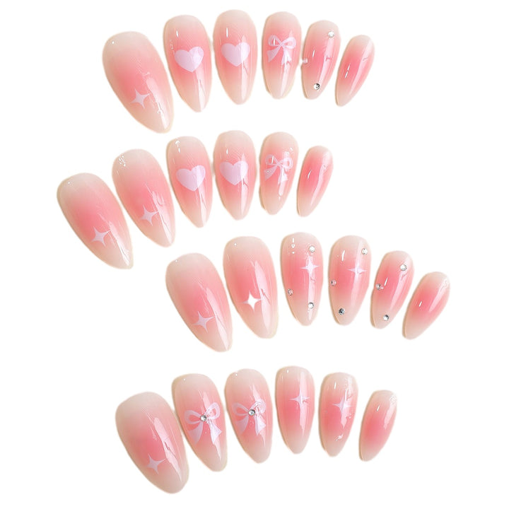 Decorative Theme Press-On Nail Set Bowlift