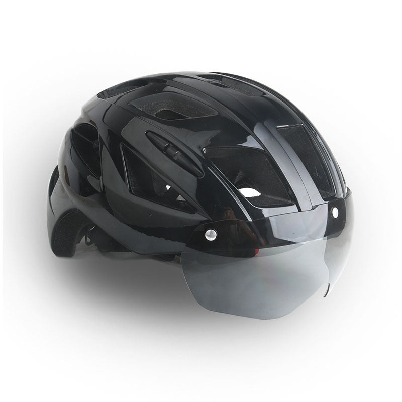 WoAerodynamic Cycling Helmet with Visor Bowlift