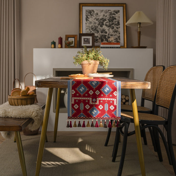 Decorative Ethnic Pattern Table Runner