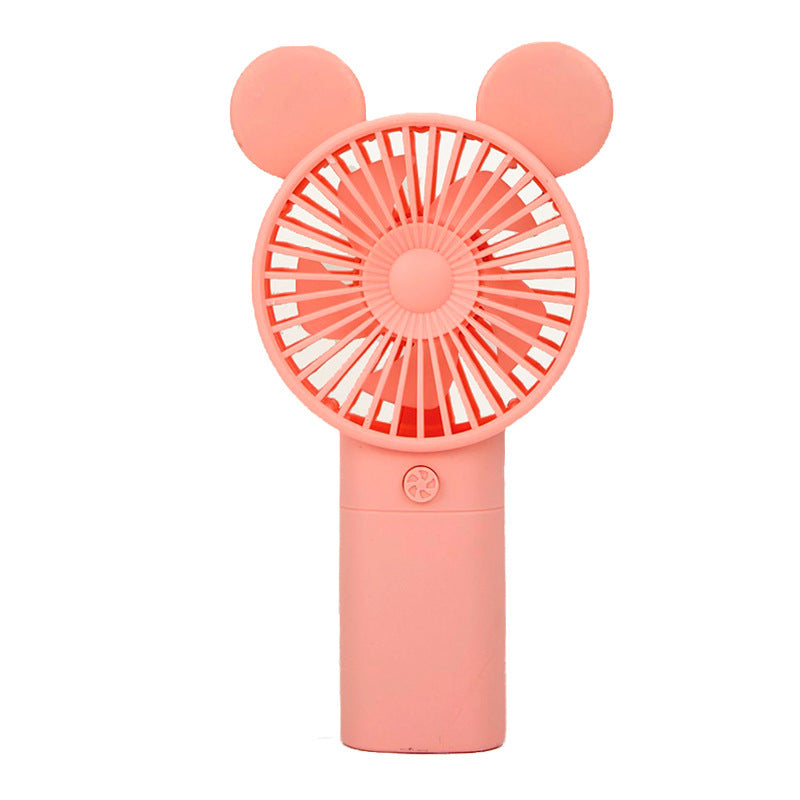 Ladies Portable Handheld Fan with Creative Flower Design Bowlift