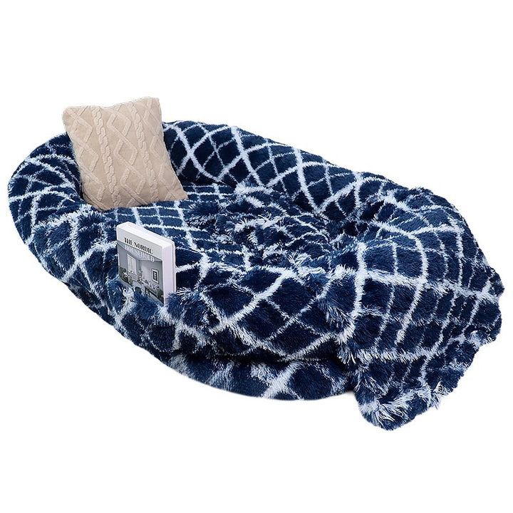 Plush Faux Fur Blanket   Dog Bed