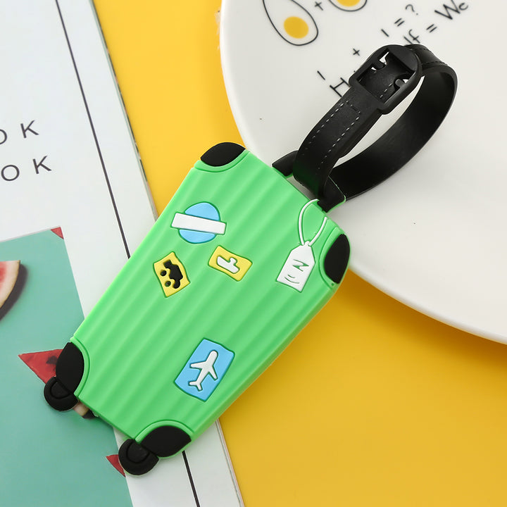 Unisex Luggage Tag in Modern Suitcase Design Bowlift