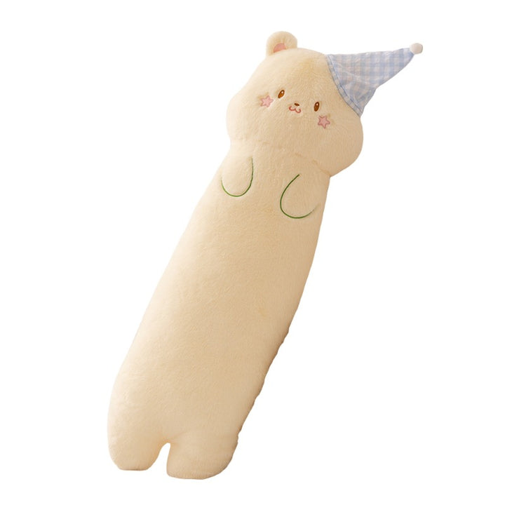 Plush neck roll with kitten motif Bowlift