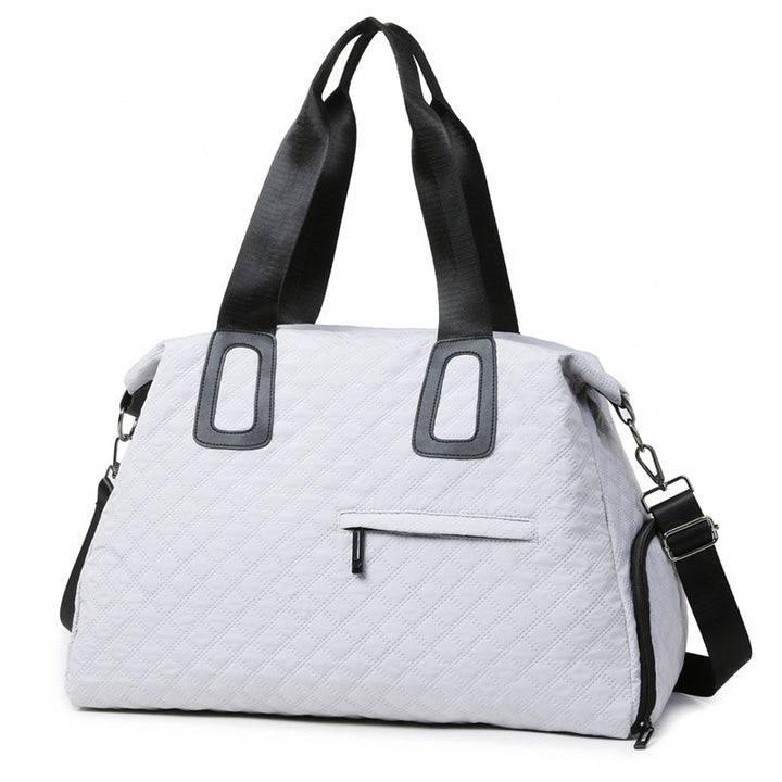 Durable Quilted Travel Duffel Bag Bowlift