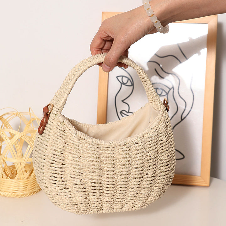 Handbag Made of High-Quality Natural Material Bowlift