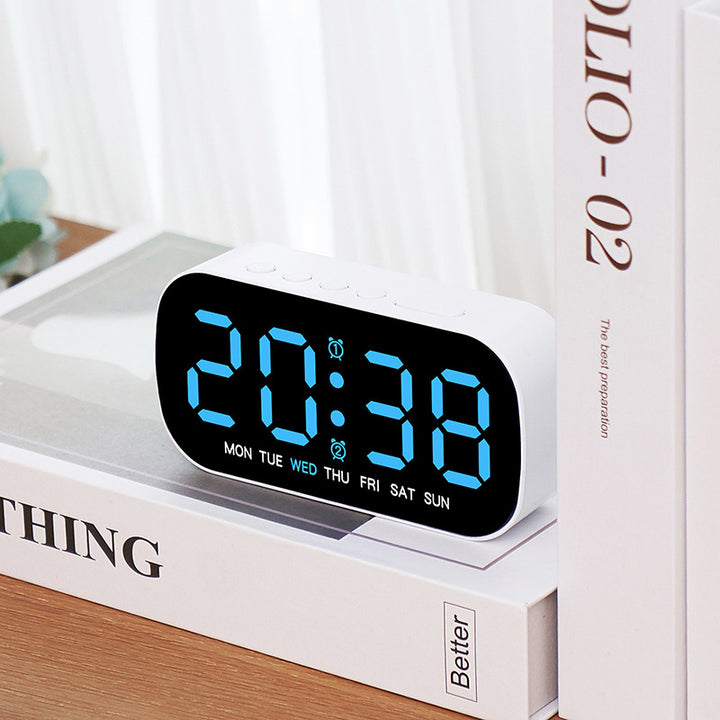 Digital alarm clock with LED display and temperature display Bowlift