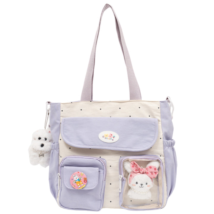 Multi-Pocket Casual Tote Bag Bowlift