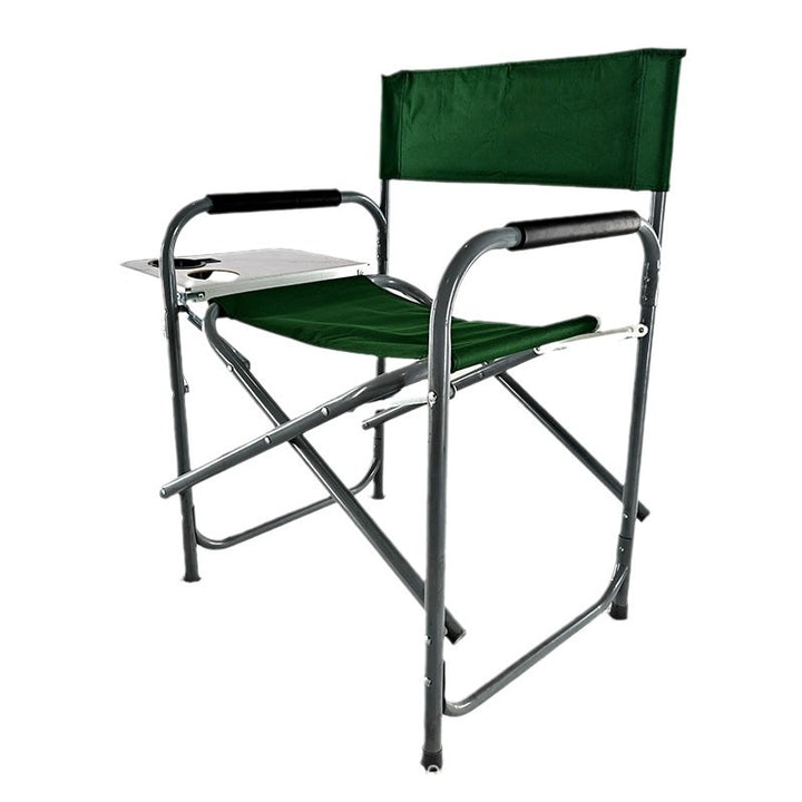 Comfortable Folding Chair With Side Shelf Bowlift