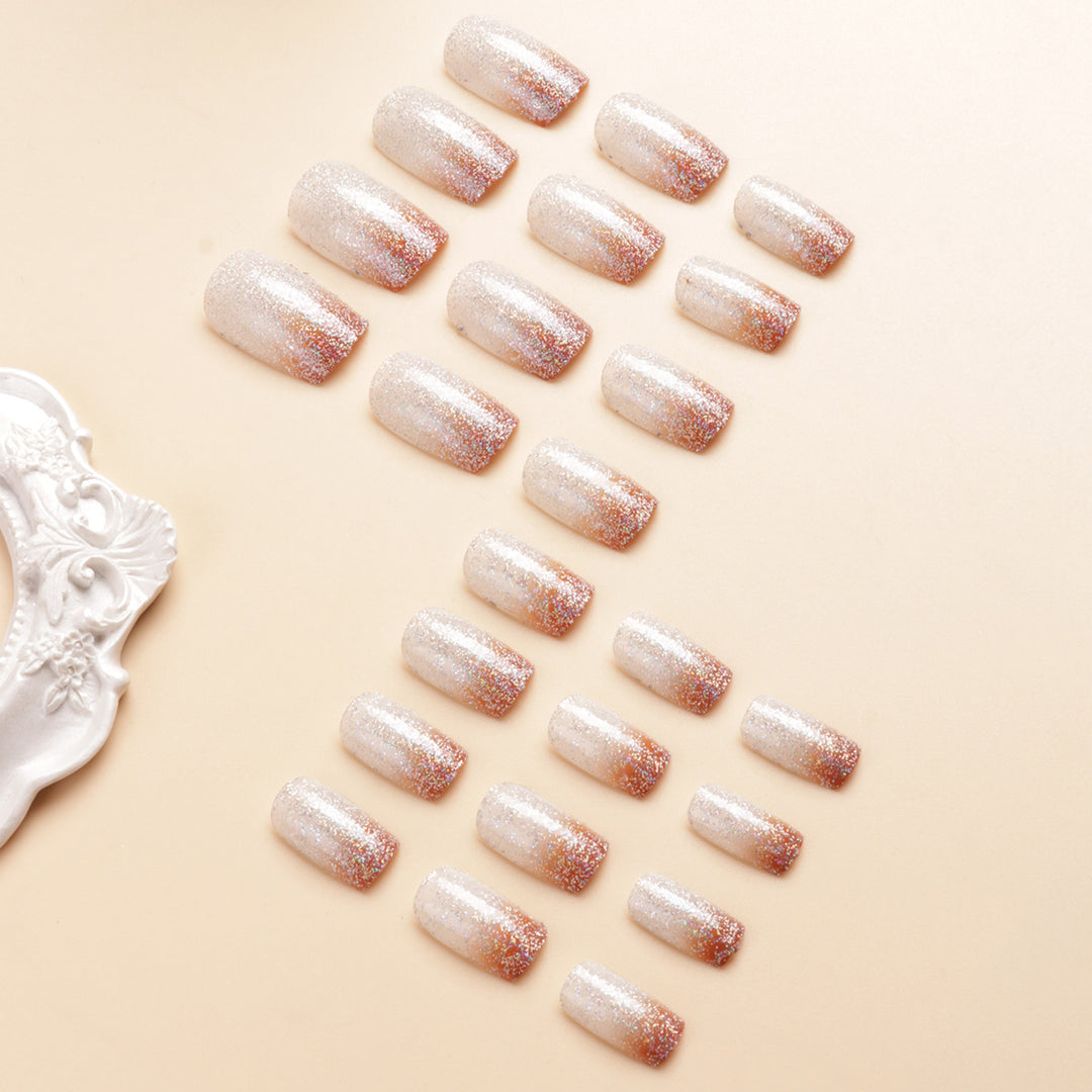 Glitter Ombre Press-On Nail Set Bowlift