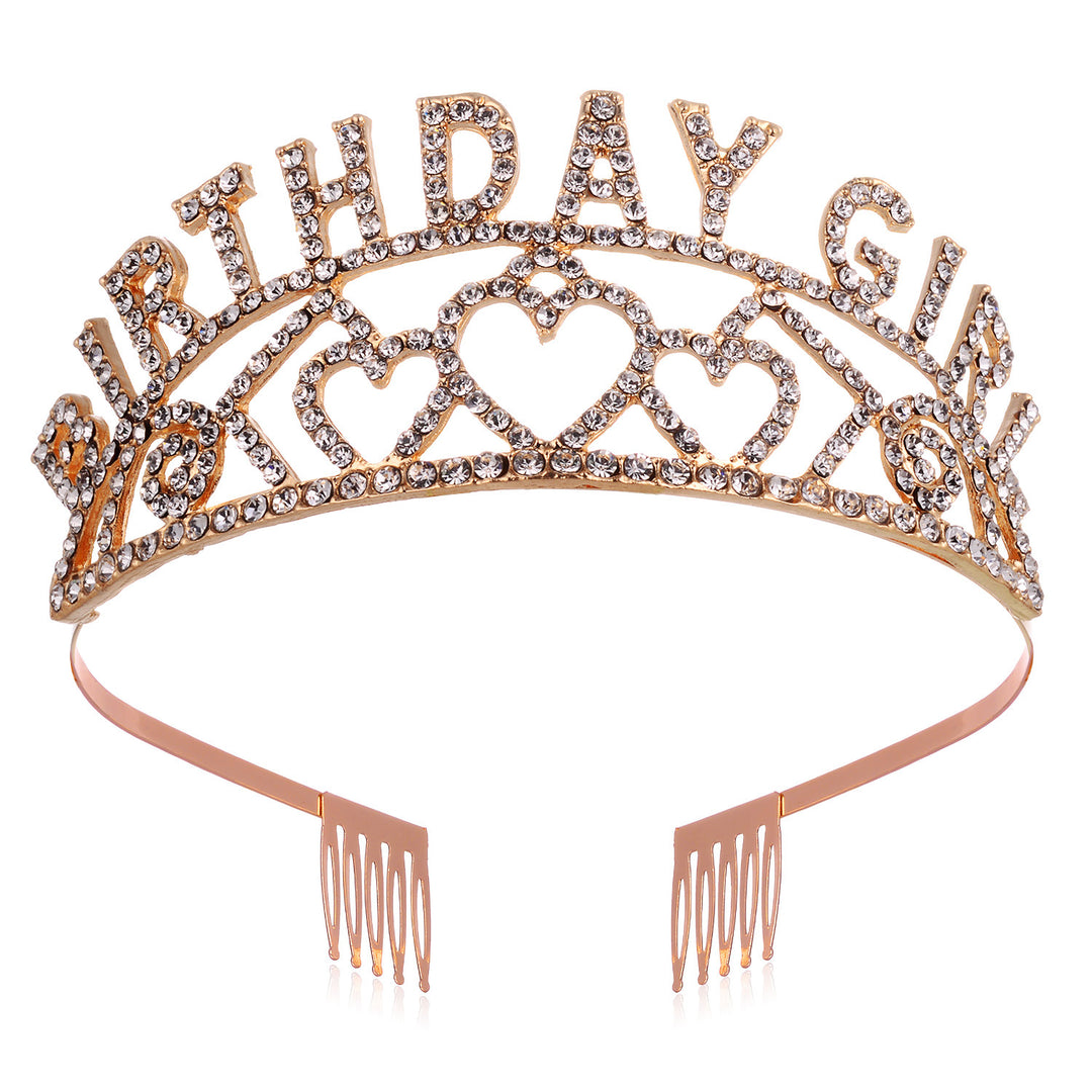 Ladies Glittering Birthday Crown Bowlift
