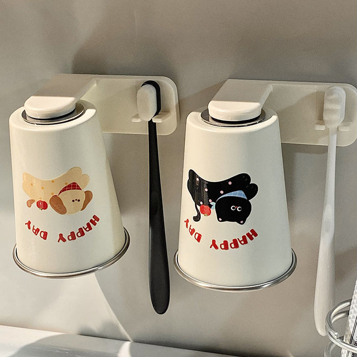 Wall cushion holder with cute animal design Bowlift