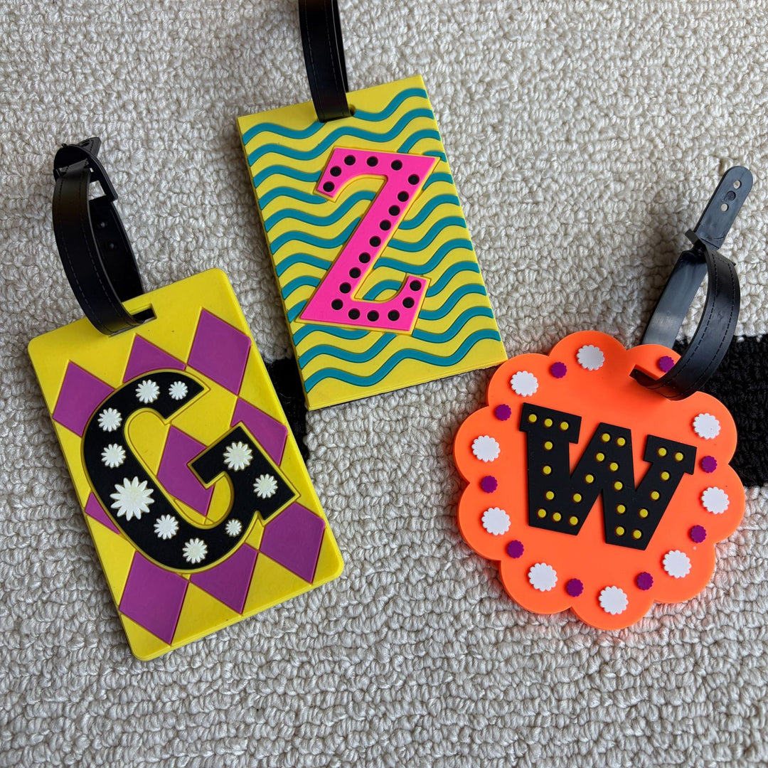 Customized Monogram Luggage Tag Bowlift