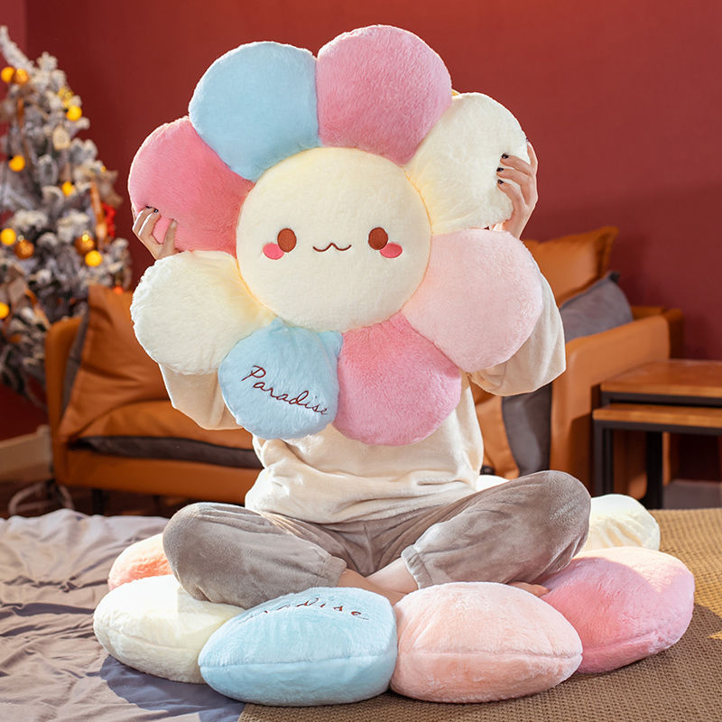Plush cushion in flower shape Bowlift