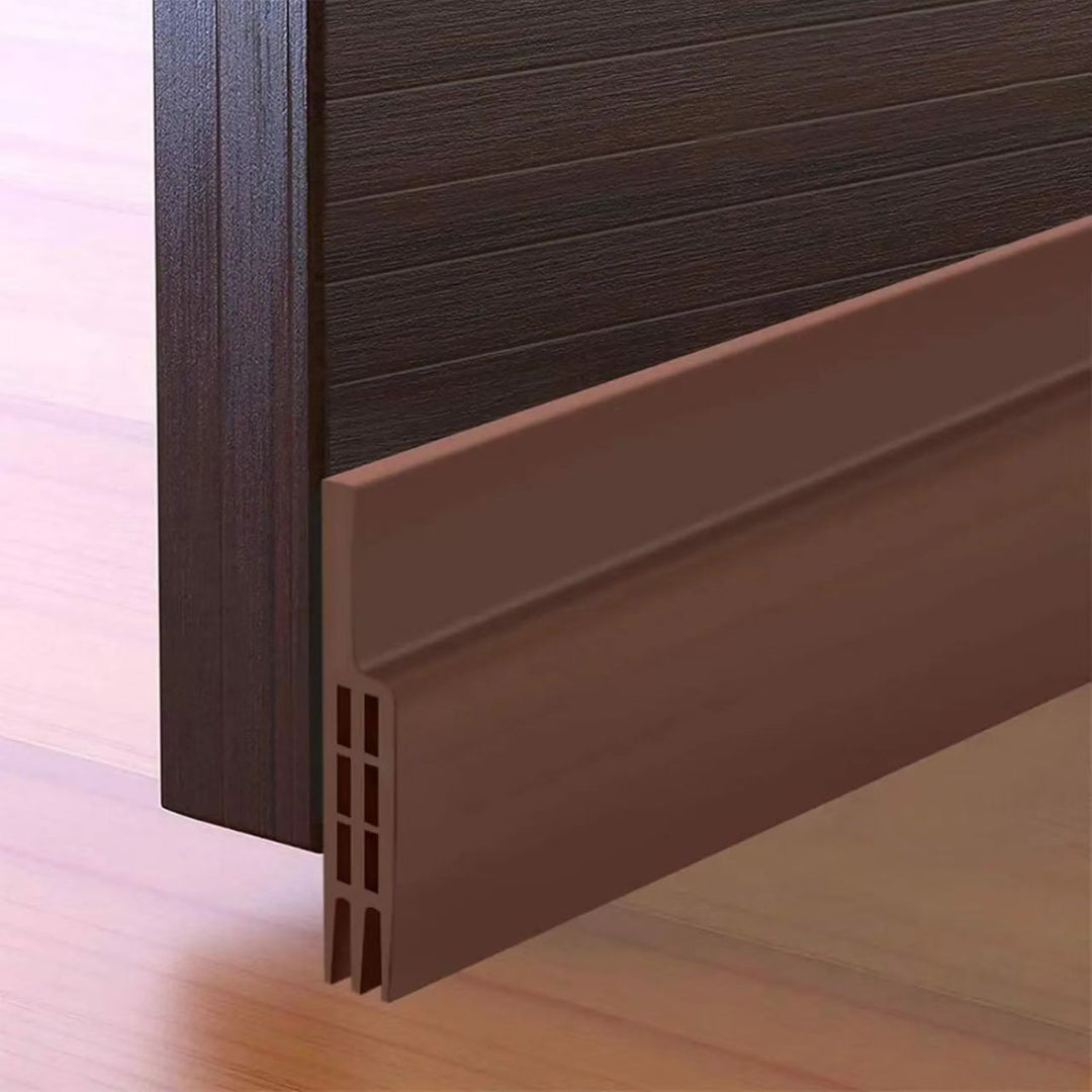 Self-Adhesive Flexible Door Sweep Weatherproof Seal Strip Bowlift
