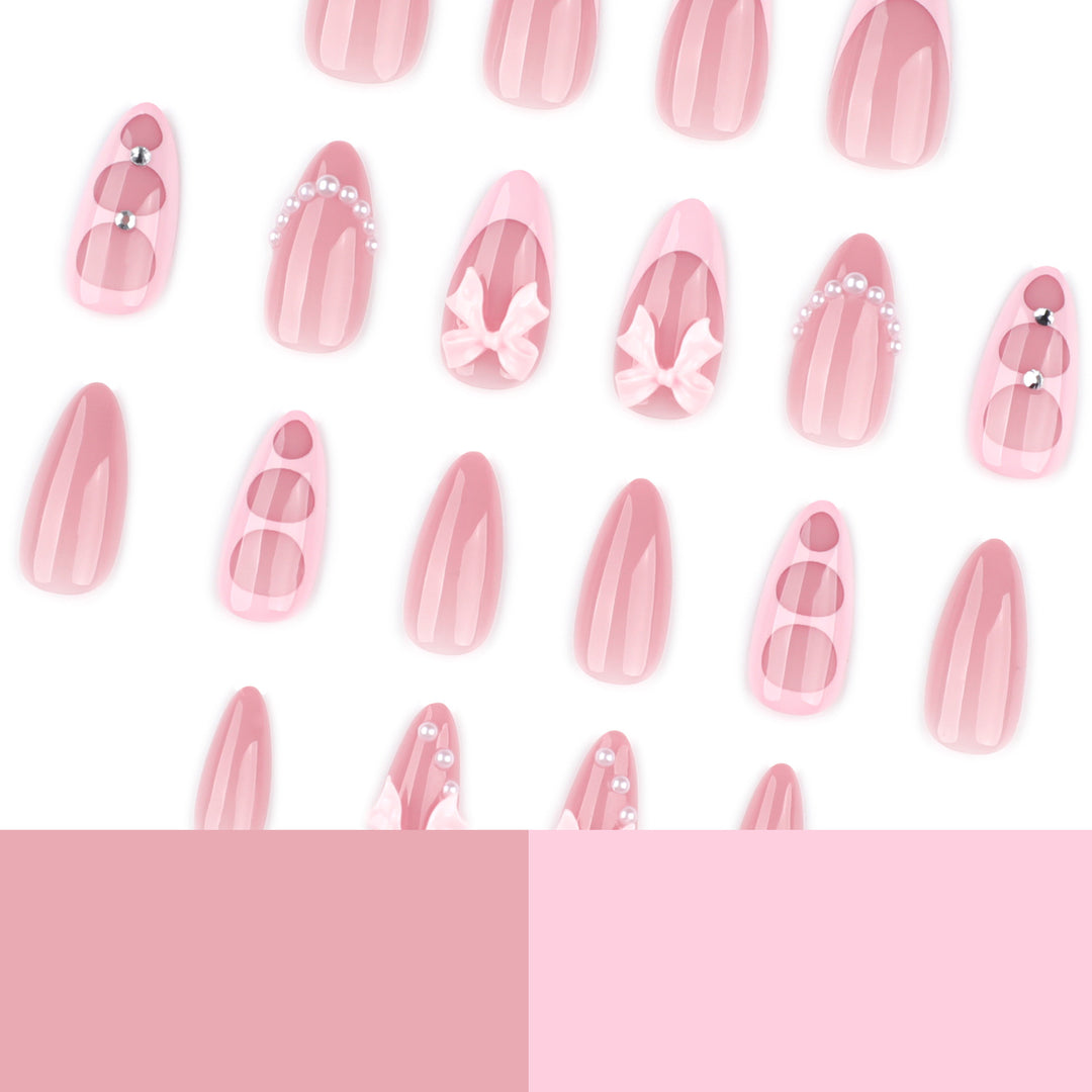 Artful stiletto nails with delicate accents Bowlift