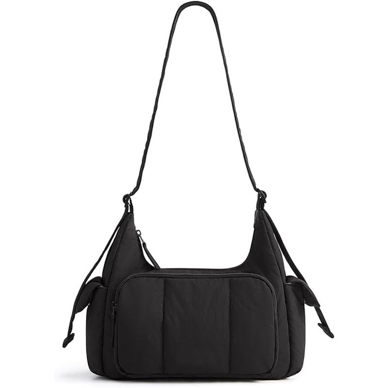 Fashionable shoulder bag with structured padding Bowlift