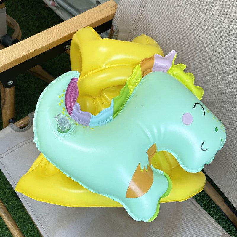Inflatable Unicorn Ride-On Pool Float Bowlift