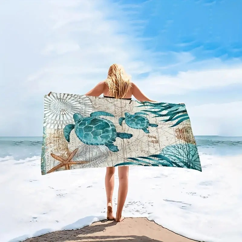Beach towel with unique graphic pattern Bowlift