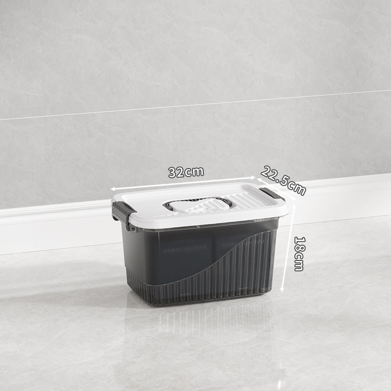 Multi-Functional Storage Box with Durable Lid Bowlift