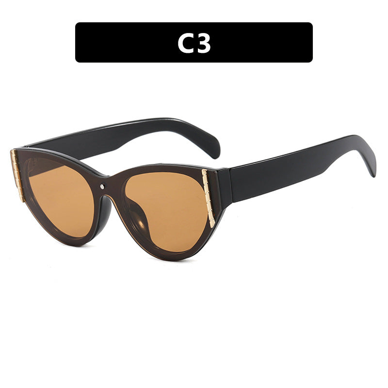 Women's trendy sunglasses with elegant cat-eye design and high-quality frame Bowlift