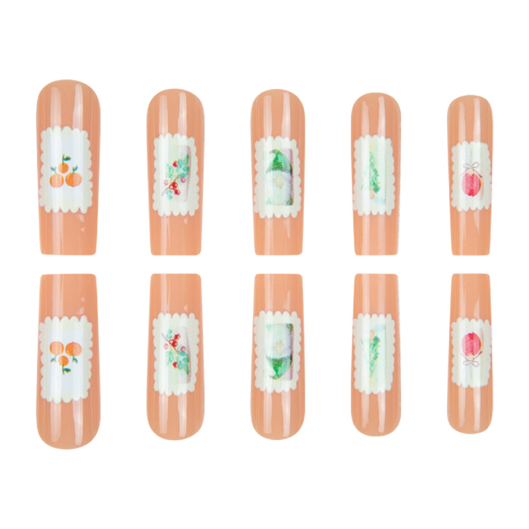 Festive Illustration Nail Art Design Bowlift